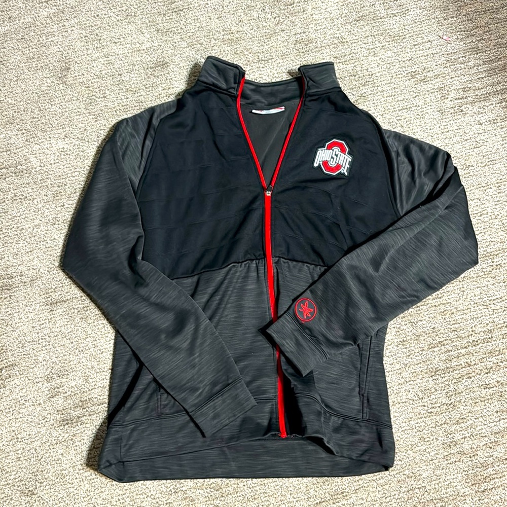 Ohio State full zip shirt - size large